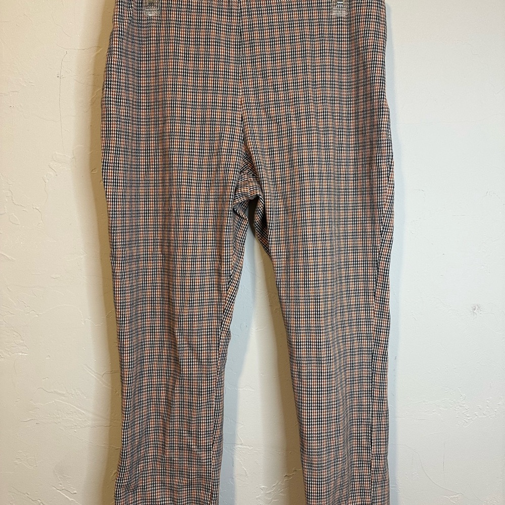 Plaid Pants - Black and Orange